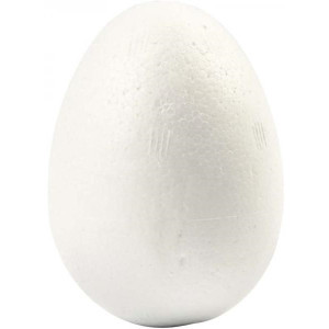 Яйце от стиропор, 10 см, 373456