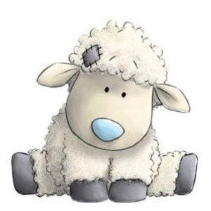 Диамантен гоблен Малка овца, 20х20 см., WD2370