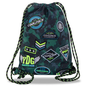 Торба за спорт Coolpack Sprint Badges B`Greеn