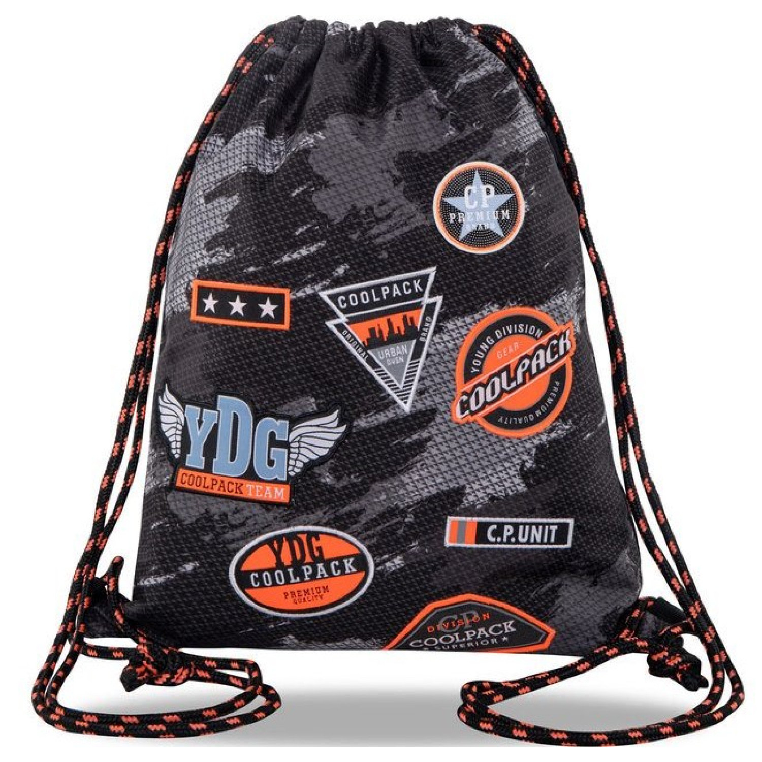 Торба за спорт Coolpack Sprint Badges B`Black