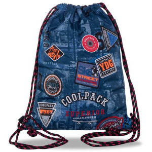Торба за спорт Coolpack Sprint Badges B`Blue