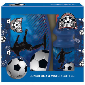 Комплект кутия за храна и шише за вода Football, 076635