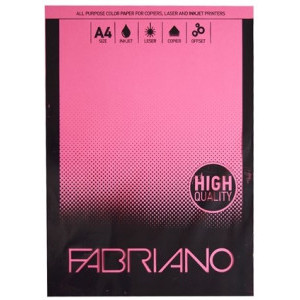 Цветна хартия Fabriano А4, 80 гр., циклама 50 листа