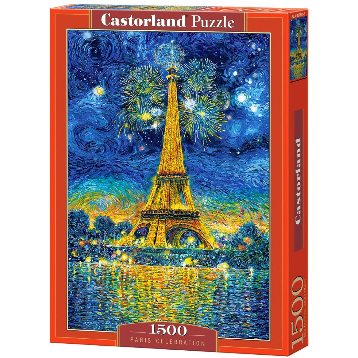 Пъзел Castorland Празник в Париж, 1500 елемента, C-151851