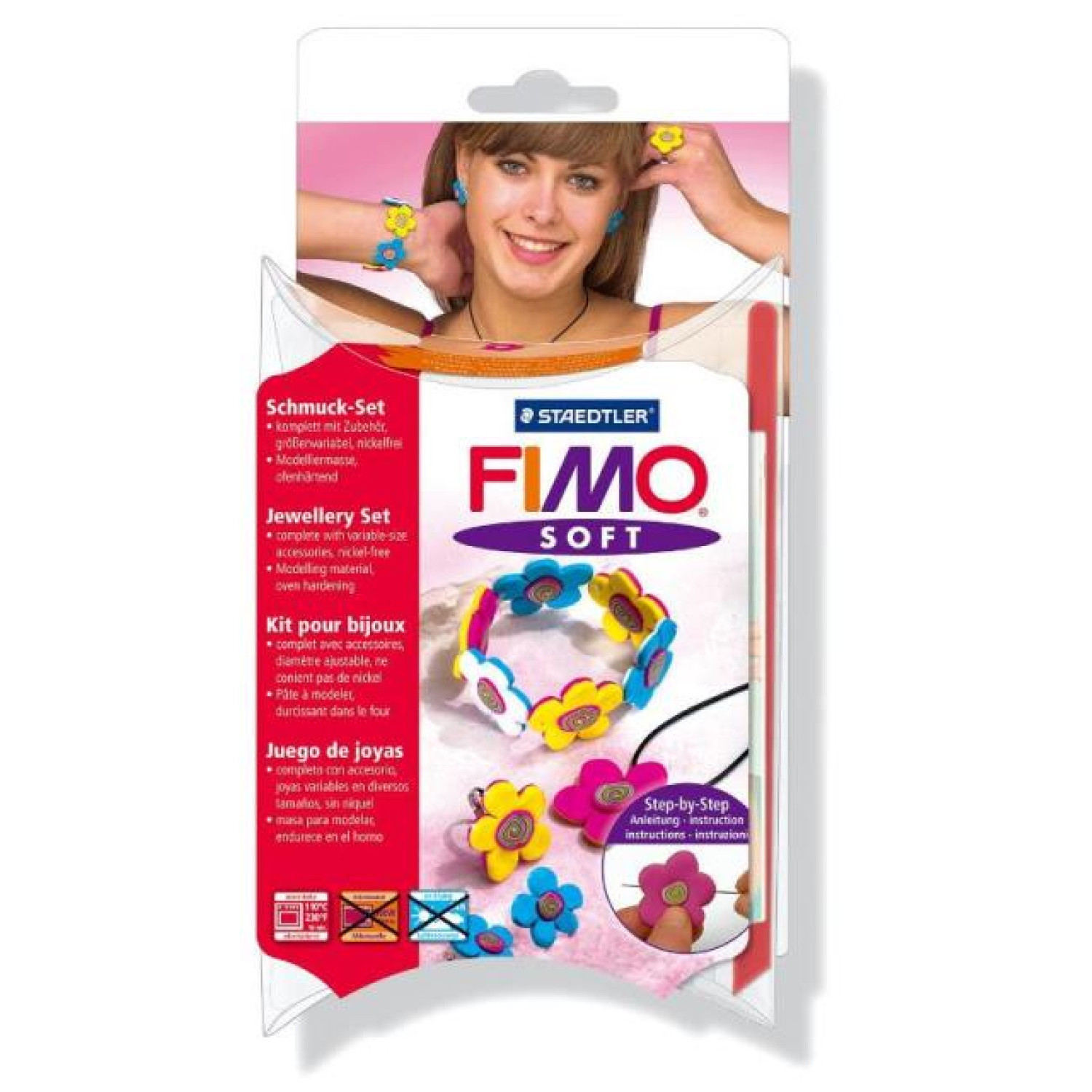 Комплект глина Staedtler Fimo Soft Flowers 802384