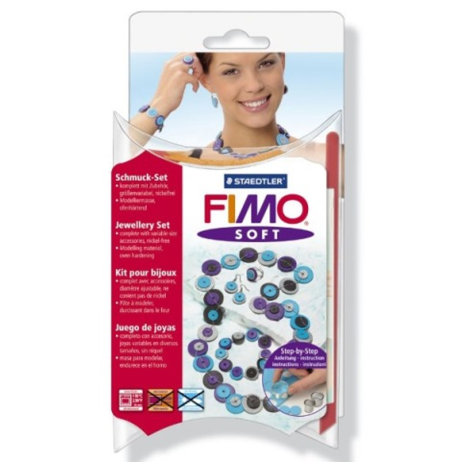 Комплект глина Staedtler Fimo Soft Кnotted dots 802387