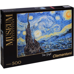 Пъзел Clementoni Museum Van Gogh Notte Stellata, 500 елемента, 312915