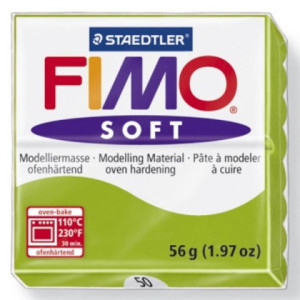Полимерна глина Staedtler Fimo Soft,56 g ябълково зелен