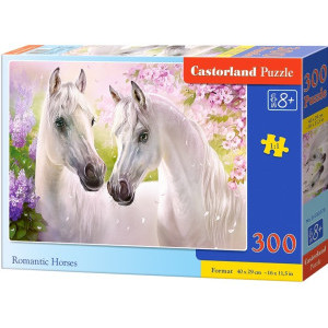 Пъзел Castorland Romantic Horses, 300 елемента, B-030378