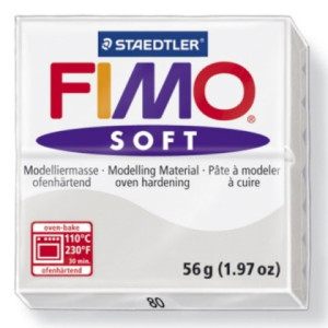 Полимерна глина Staedtler Fimo Soft,56 g делфинено сив