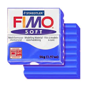 Полимерна глина Staedtler Fimo Soft,56 g брилянтно синьо 33