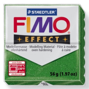 Полимерна глина Staedtler Fimo Effect,56 g лъскаво зелен 502