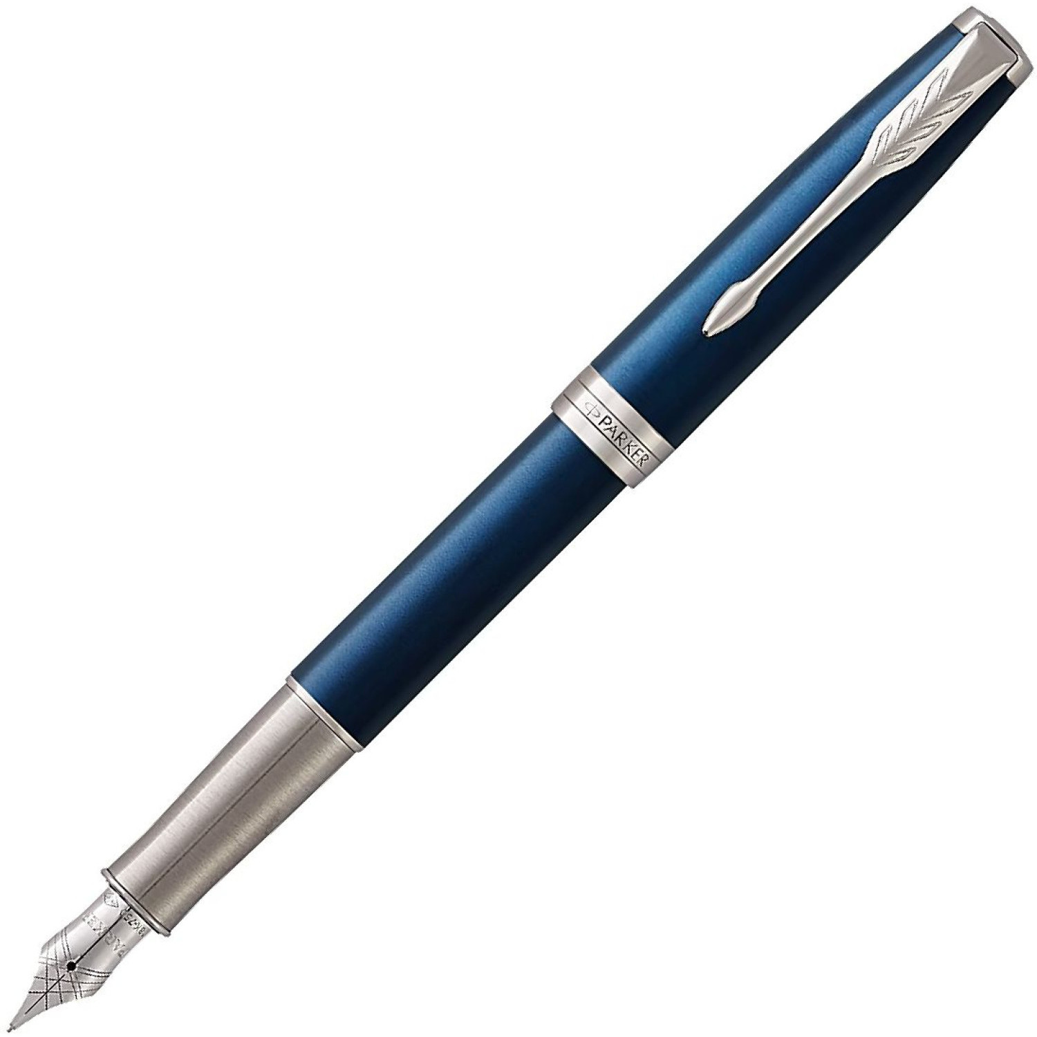 Писалка Parker Sonnet Lacquer 18К, Blue and Chrome