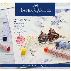 Пастели Faber-Castell Creative Soft, 24 цвята