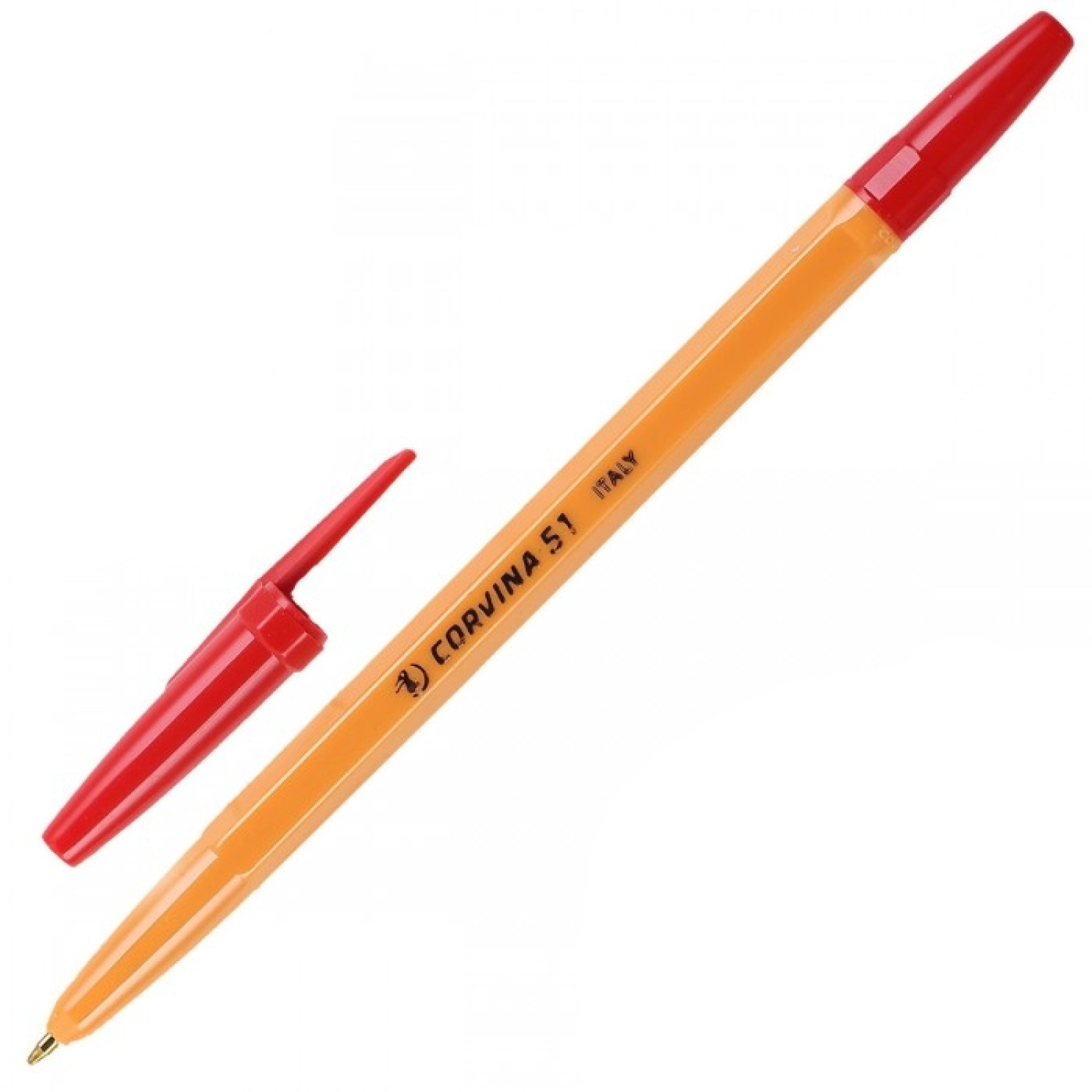 Химикалка Corvina 51, orange, червена