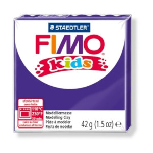 Полимерна глина Staedtler Fimo kids, лилав, 6, 52 g