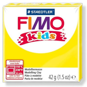 Полимерна глина Staedtler Fimo kids, жълт 1, 52 g