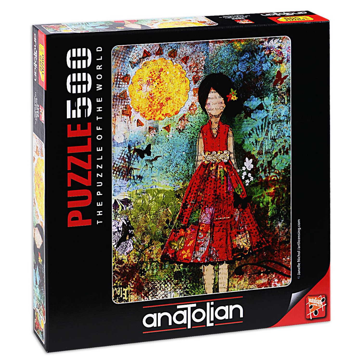 Пъзел Anatolian Слънчево момиче, 500 елемента, P3599