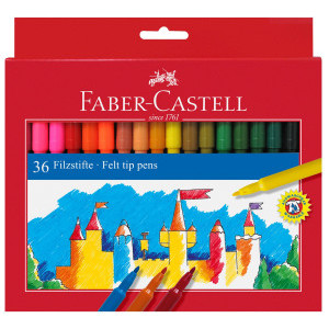 Флумастери Faber-Castell, 36 цвята