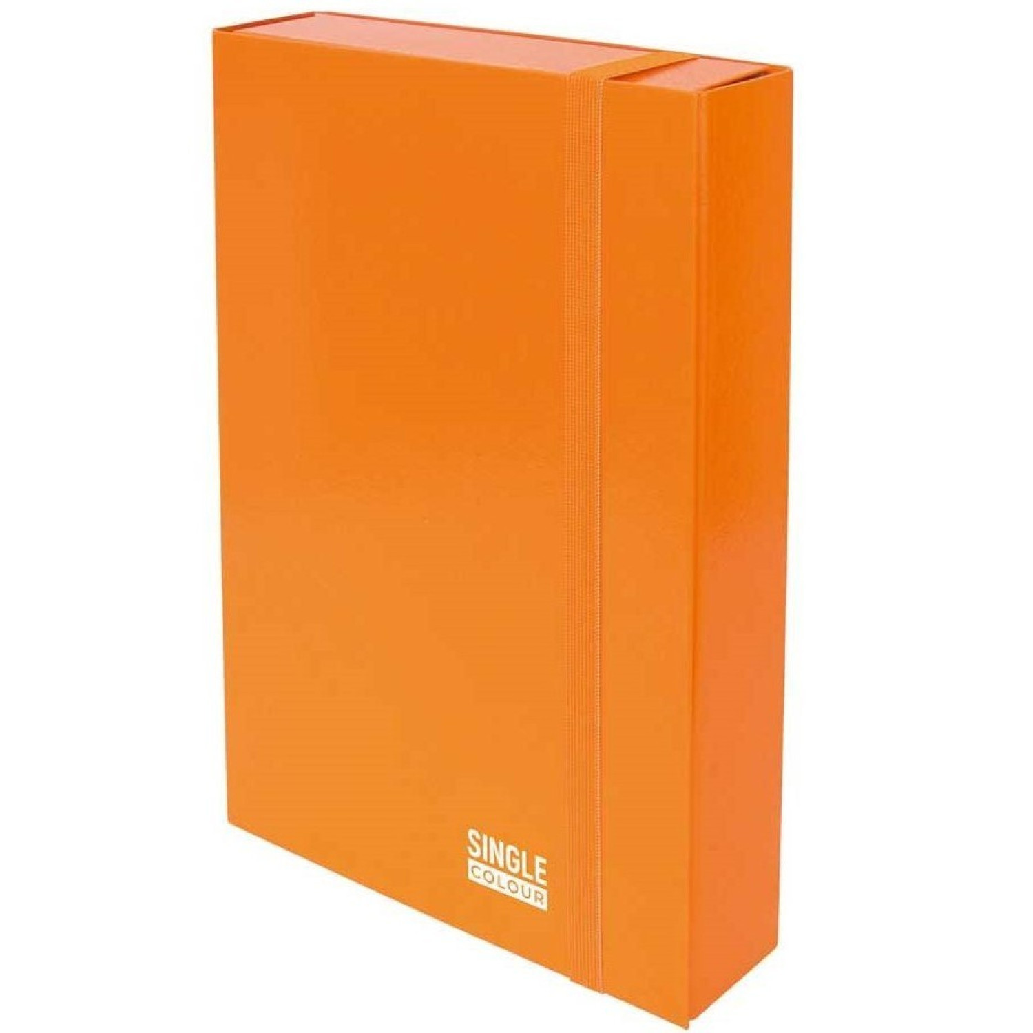 Кутия с ластик Spree, 250х350х70, оранжев