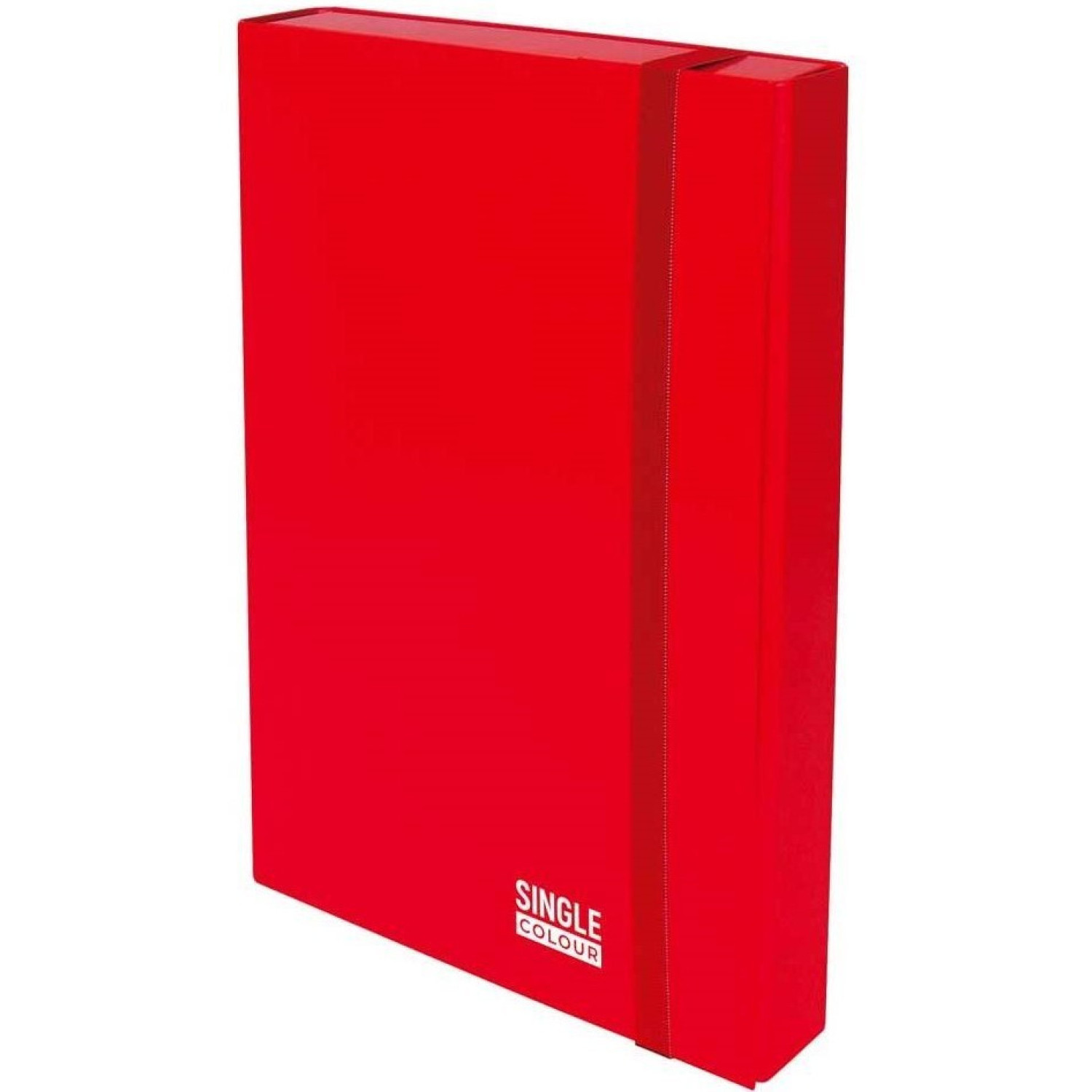 Кутия с ластик Spree 250х350х50 червена, картон