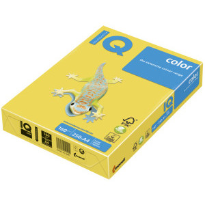 Копирен картон IQ CY39, 160 гр., жълт