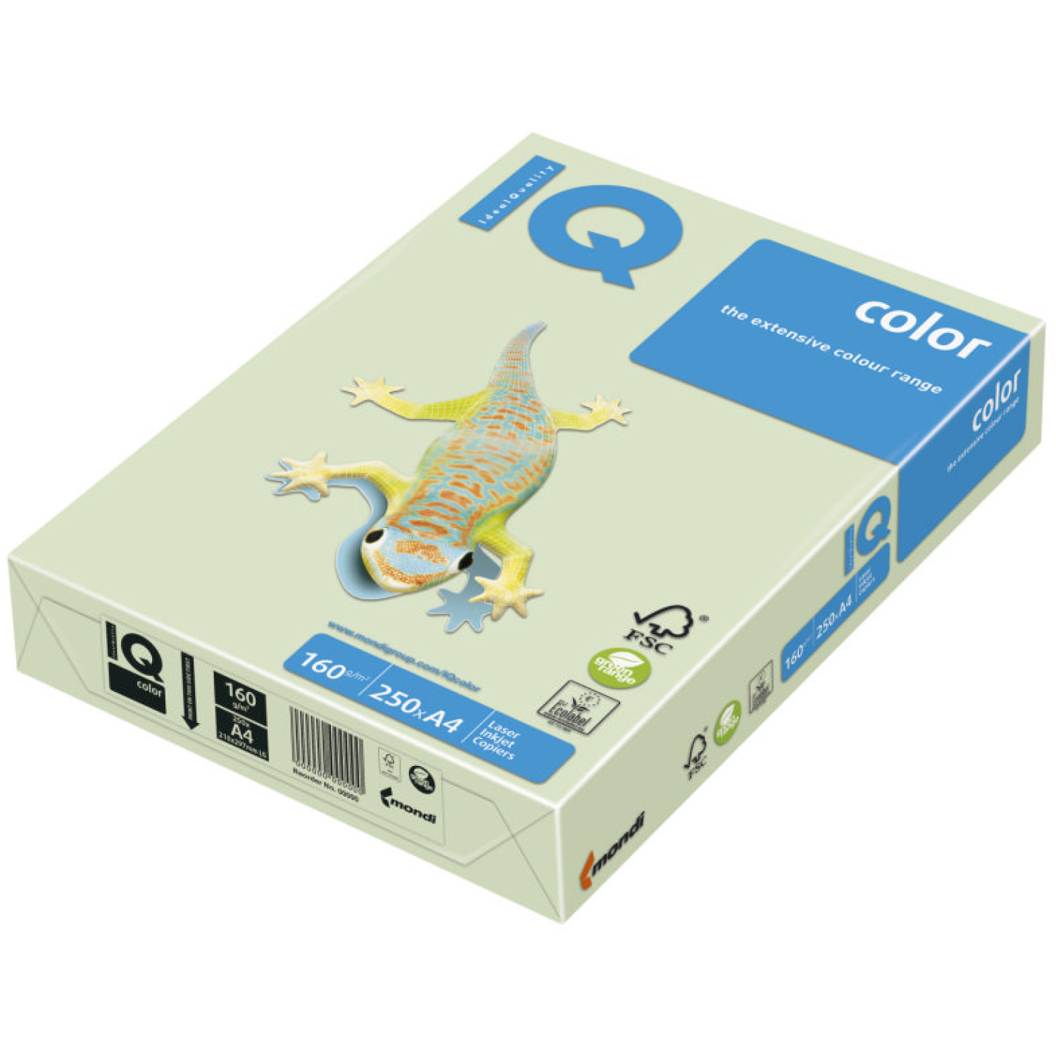 Копирен картон IQ GN27, 160 гр., зелен