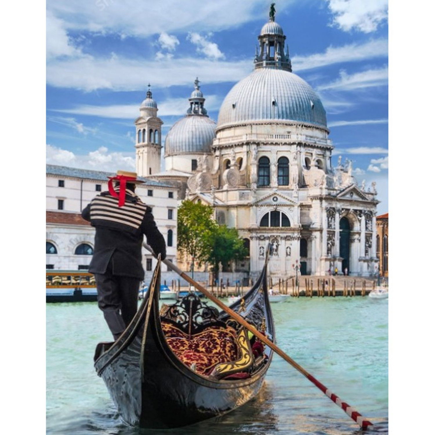Диамантен гоблен Venetian Gondolier, 30x40 см.