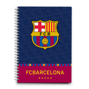 Тефтерче със спирала FC Barcelona, A6, 80 листа