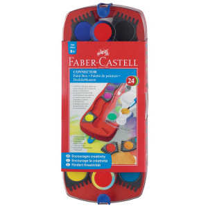 Акварелни бои Faber-castell Connector, 24 цвята