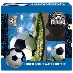 Комплект кутия за храна и шише за вода Football, ZSBPI16