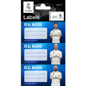 Етикети за тетрадки Real Madrid