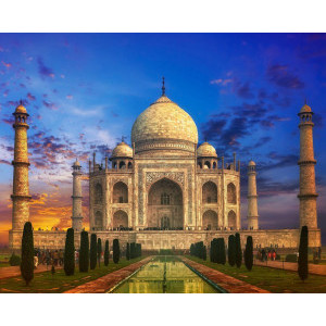 Диамантен гоблен Taj Mahal, 30x40 см.