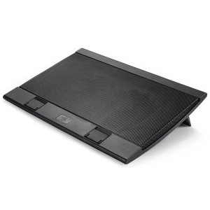 Охладител за лаптоп DeepCool WIND PAL, 17", 2x140 mm, Черен