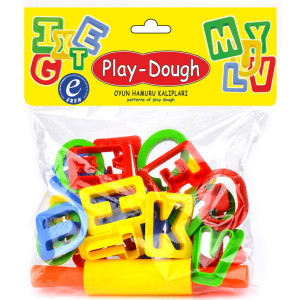 Формички за моделин Play Dough, букви