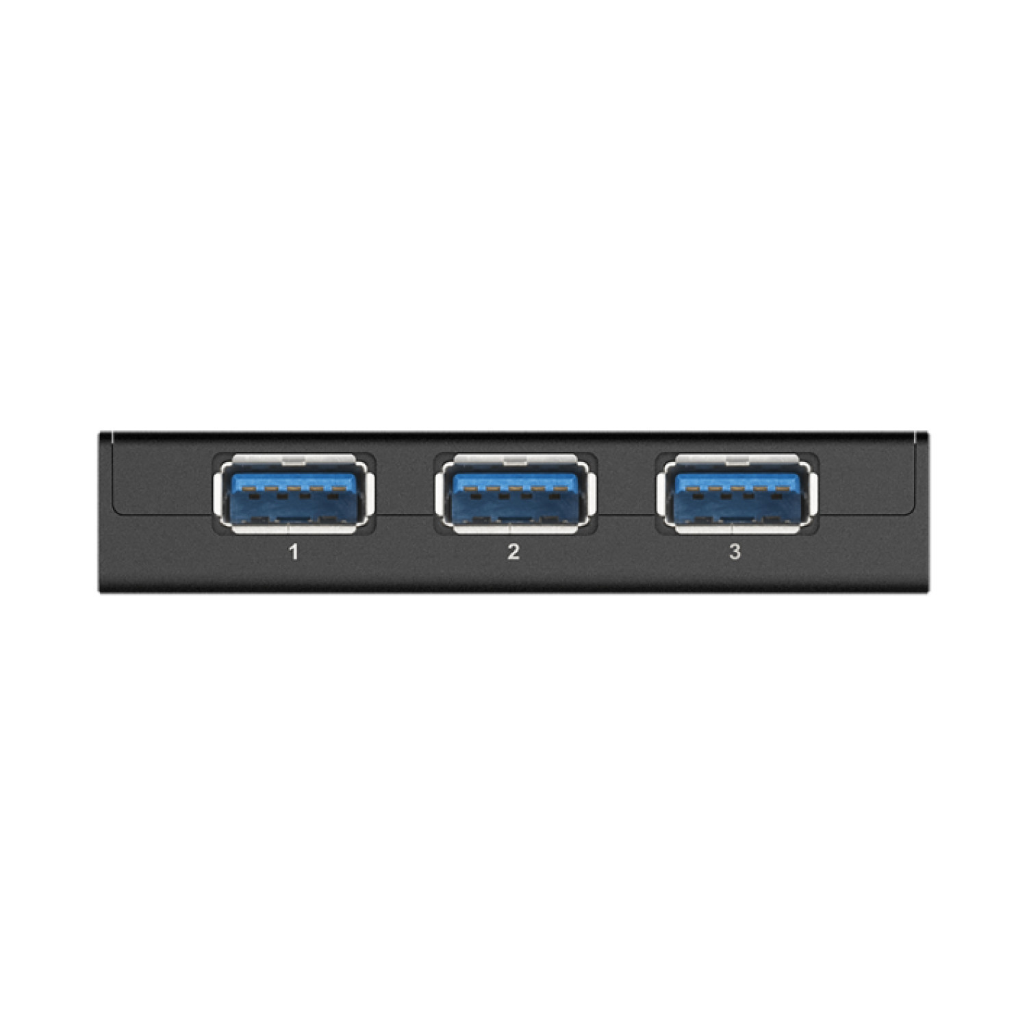 USB хъб D-Link DUB-1340/E със захранване, USB 3.0, Черен