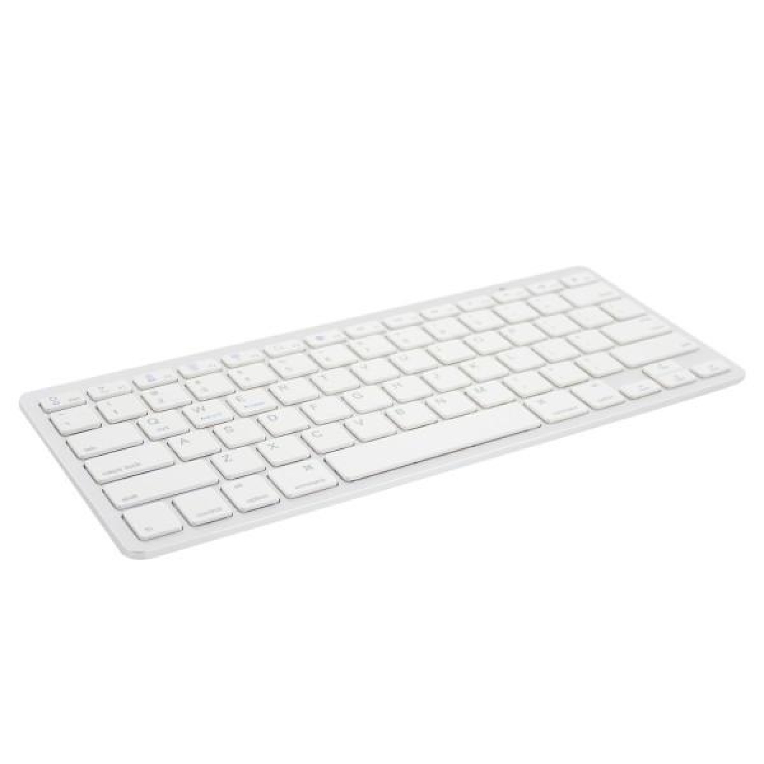 Bluetooth клавиатура Ewent EW3163, за компютри/таблети/смартфони, (Qwerty), Бял