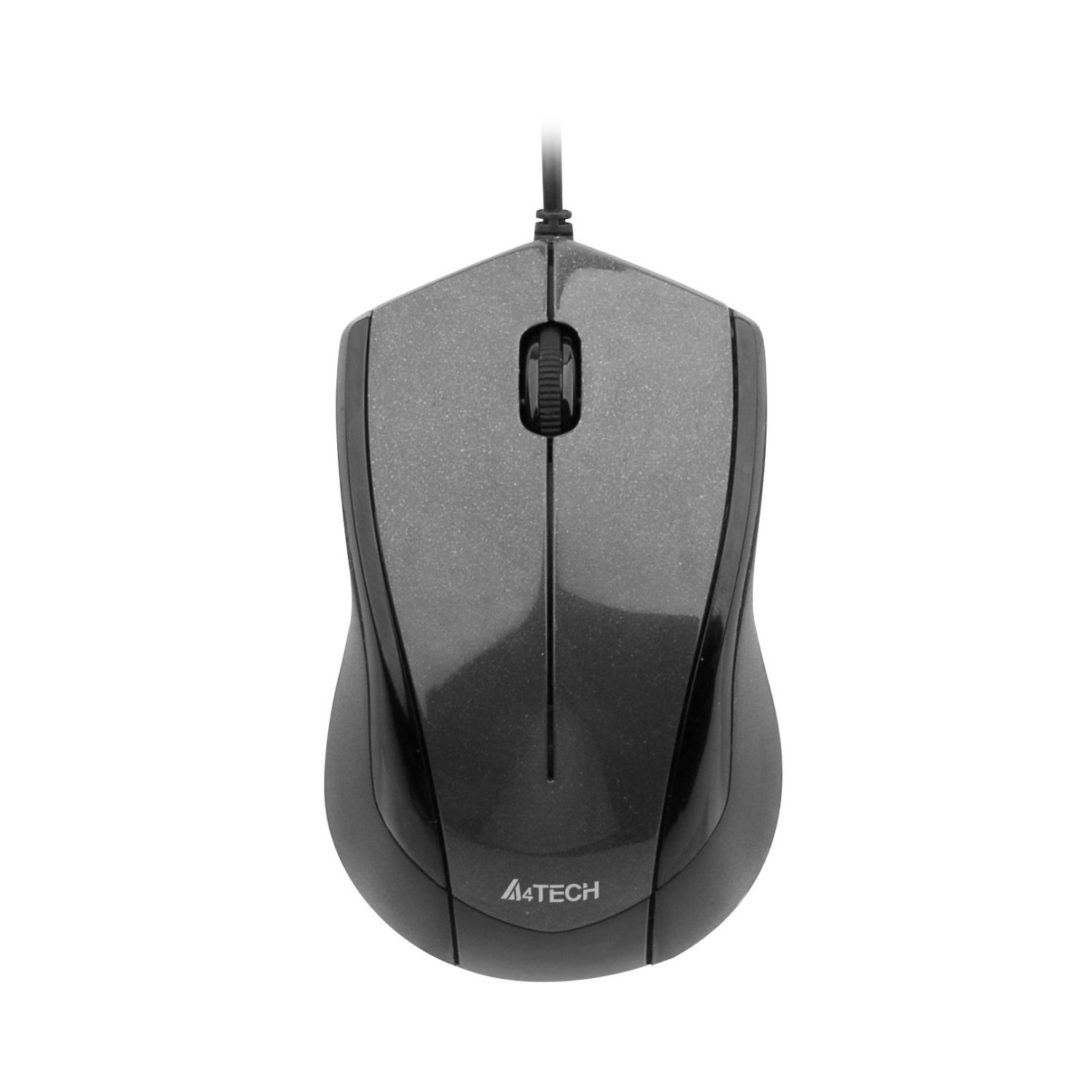 Жична мишка A4Tech N-400-1, V-Track PADLESS, Сив, USB