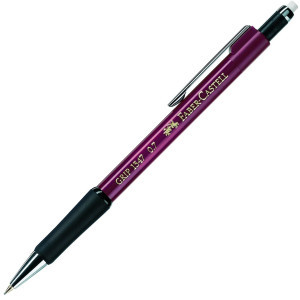 Автоматичен молив Faber-Castell Grip 1347, 0.7, бордо