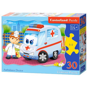 Пъзел Castorland Ambulance Doctor, B-03471-1, 30 ел.