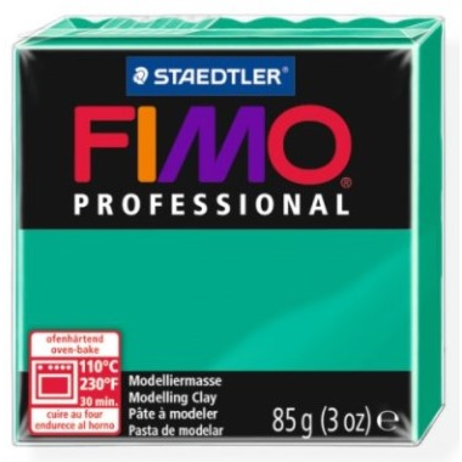 Полимерна глина Staedtler Fimo Professional, 85g, зелен 500