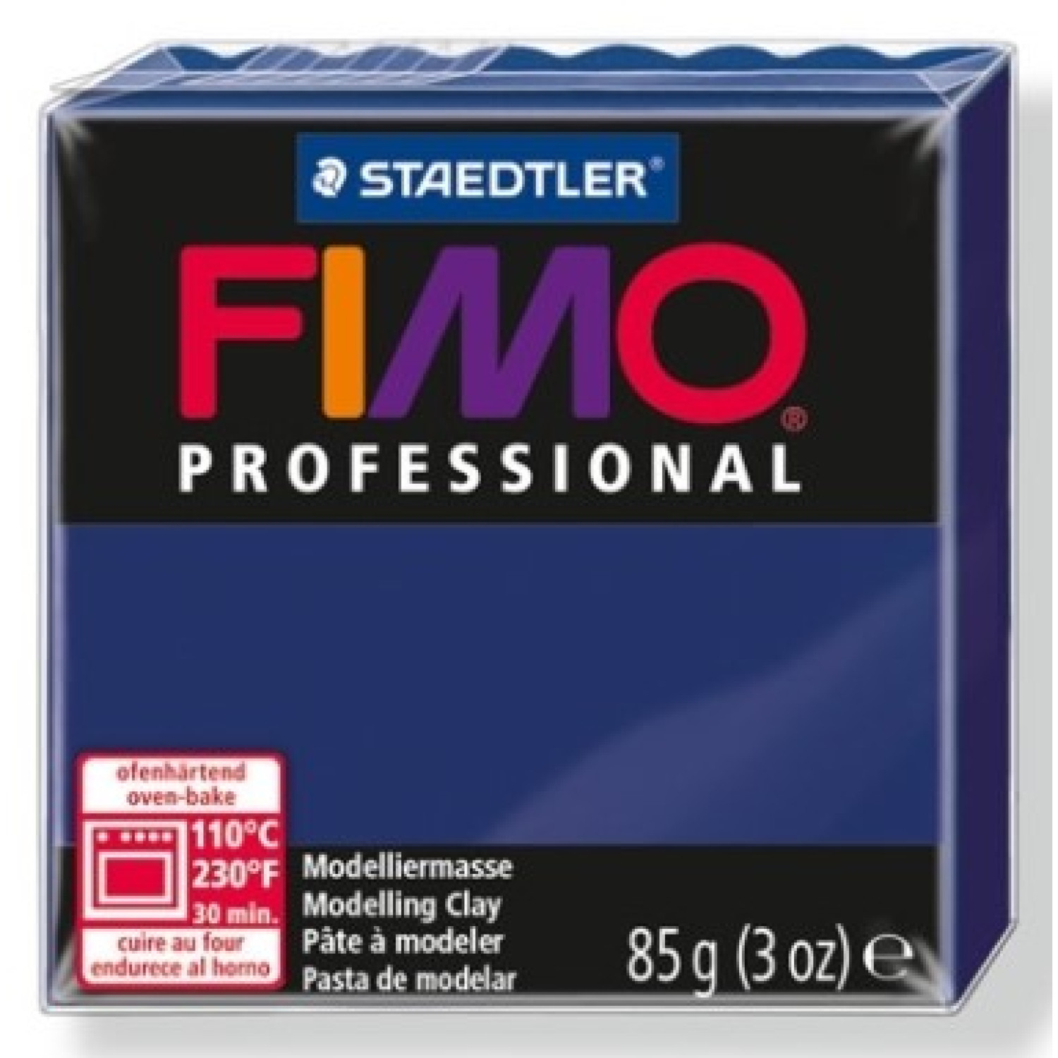 Полимерна глина Staedtler Fimo Professional, 85g, тъмносин 34