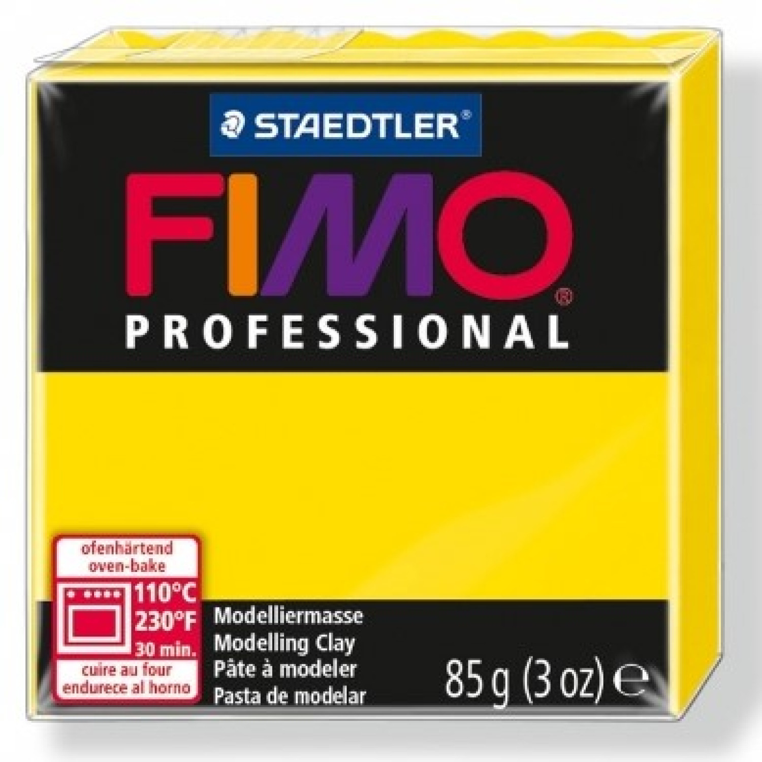Полимерна глина Staedtler Fimo Professional, 85g, жълто 100