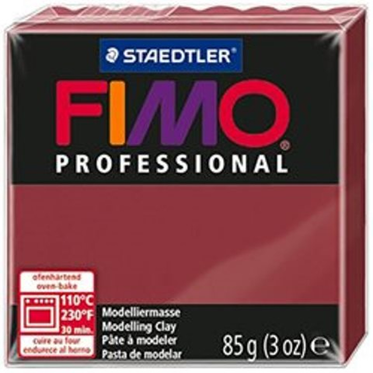 Полимерна глина Staedtler Fimo Professional, 85g, бордо 23