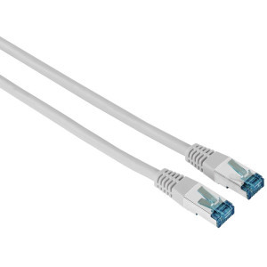 Мрежов пач кабел HAMA F/UTP, CAT 6, RJ-45 - RJ-45, 1Gbit/s, 10.0 m, Сив, Булк