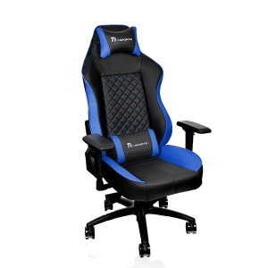 Геймърски стол TteSports GT Comfort, Черен/Син