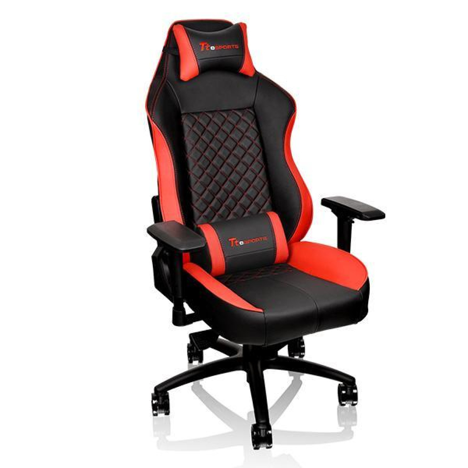 Геймърски стол TteSports GT Comfort, Черен/Червен
