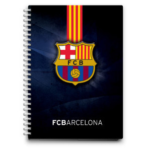 Бележник FC Barcelona със спирала, А6, 80 листа