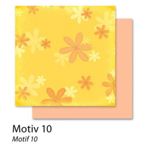 Дизайнерска хартия мотив Цветя, 30,5х30,5 см,10110