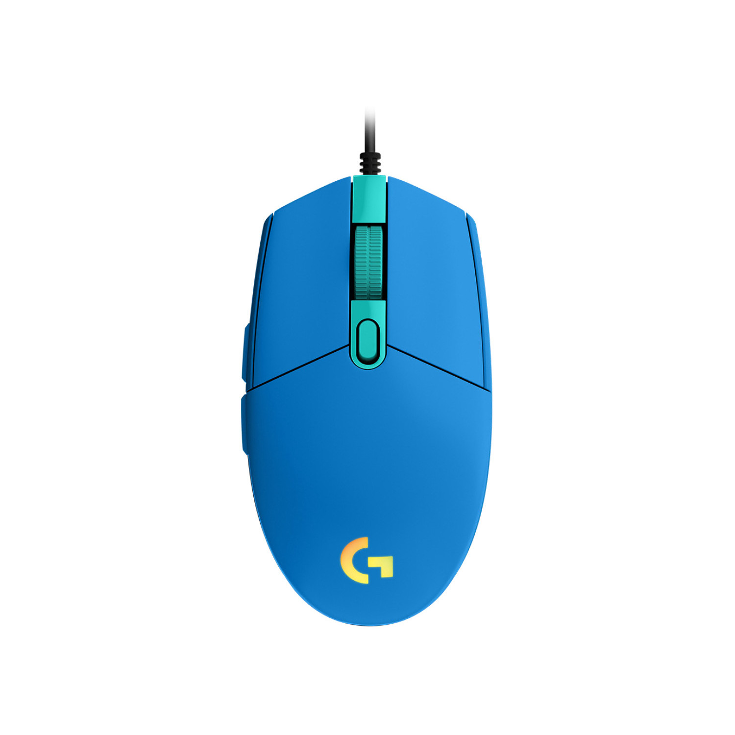Геймърска мишка Logitech G102 LightSync, RGB, Оптична, Жична, USB, Син